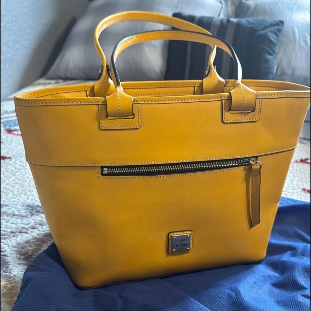 Dooney & Bourke Mustard Yellow Tote